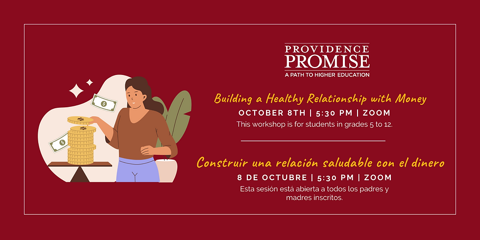Building a Healthy Relationship with Money | Construir una relación saludable con el dinero