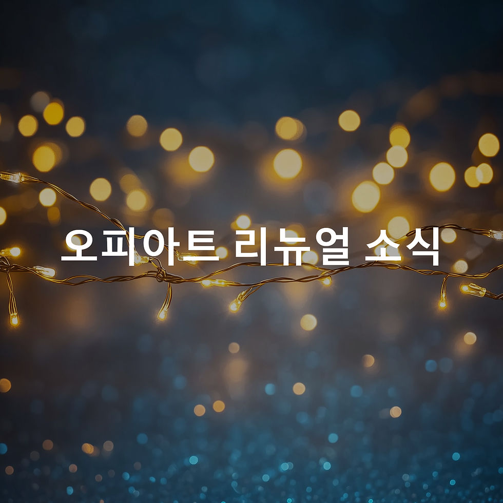 오피아트 리뉴얼 소식