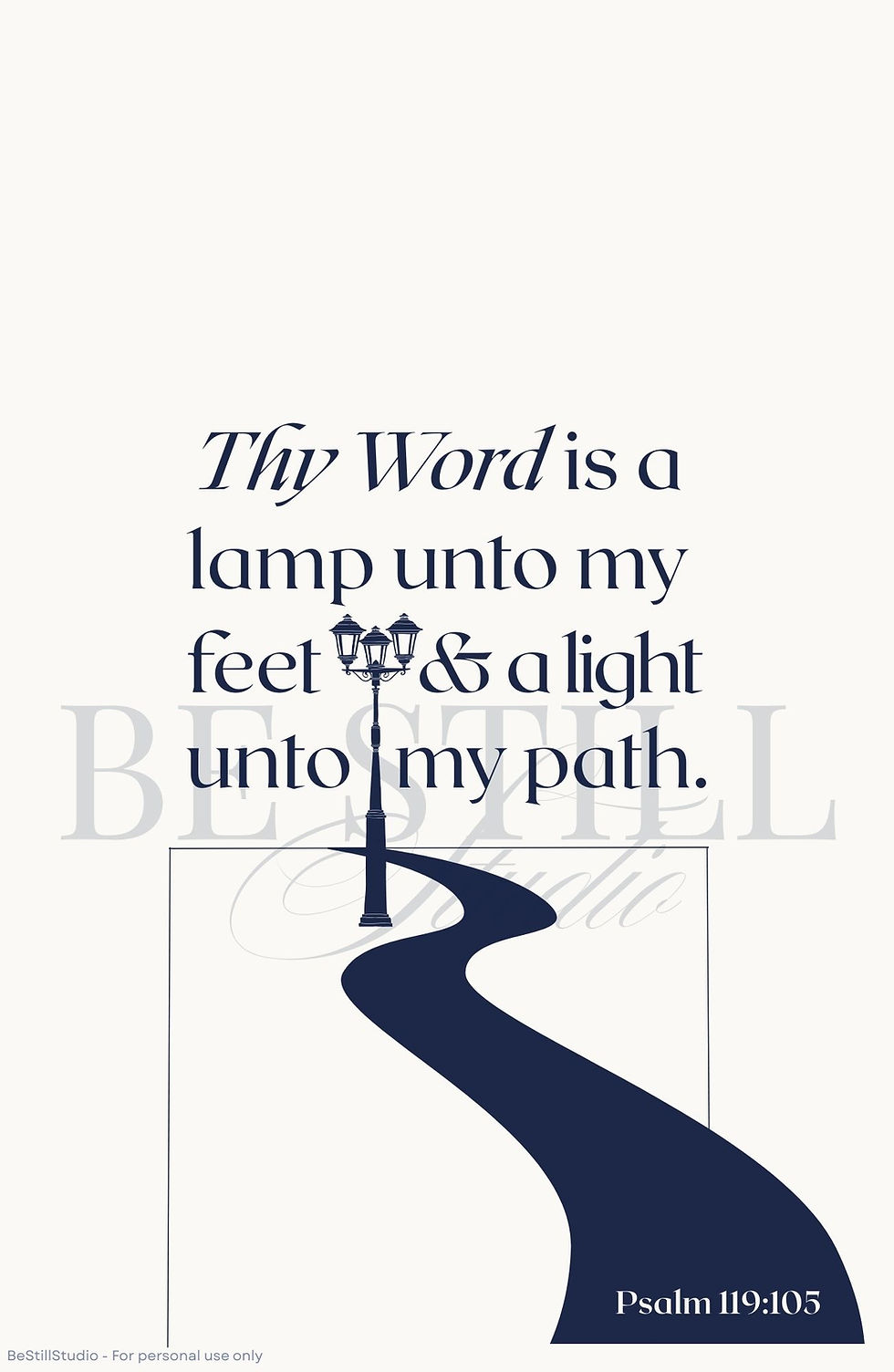 Thumbnail: Six Bulletin Covers - Psalms, blue