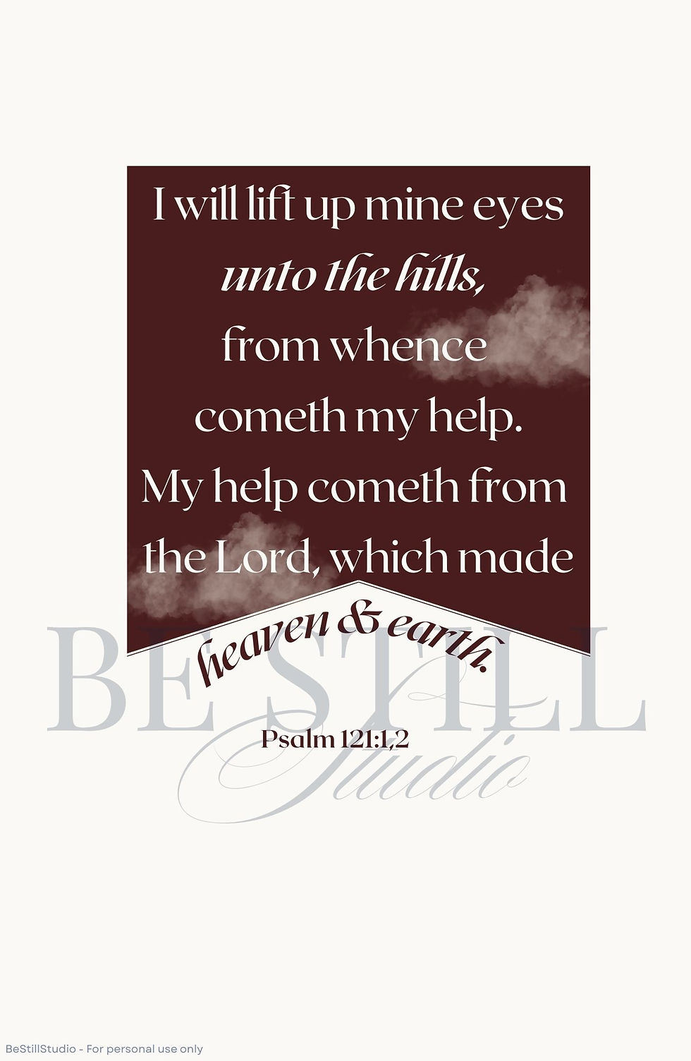 Thumbnail: Six Bulletin Covers - Psalms, red 