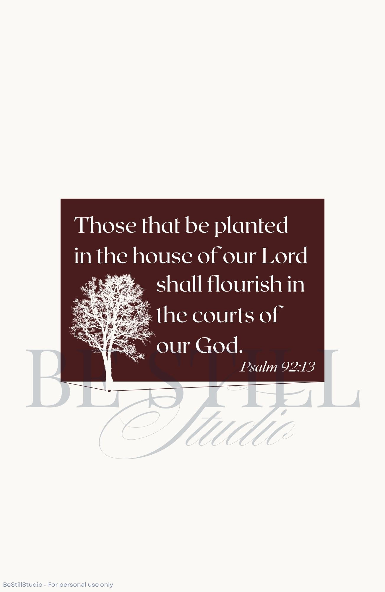 Six Bulletin Covers - Psalms, red
