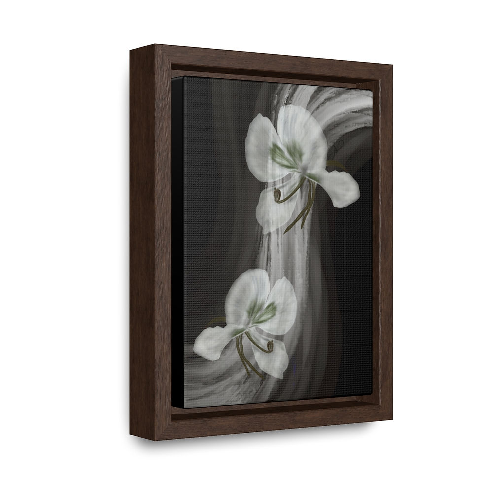 Thumbnail: Ele ‘ele awapuhi Gallery Canvas Wraps, Vertical Frame