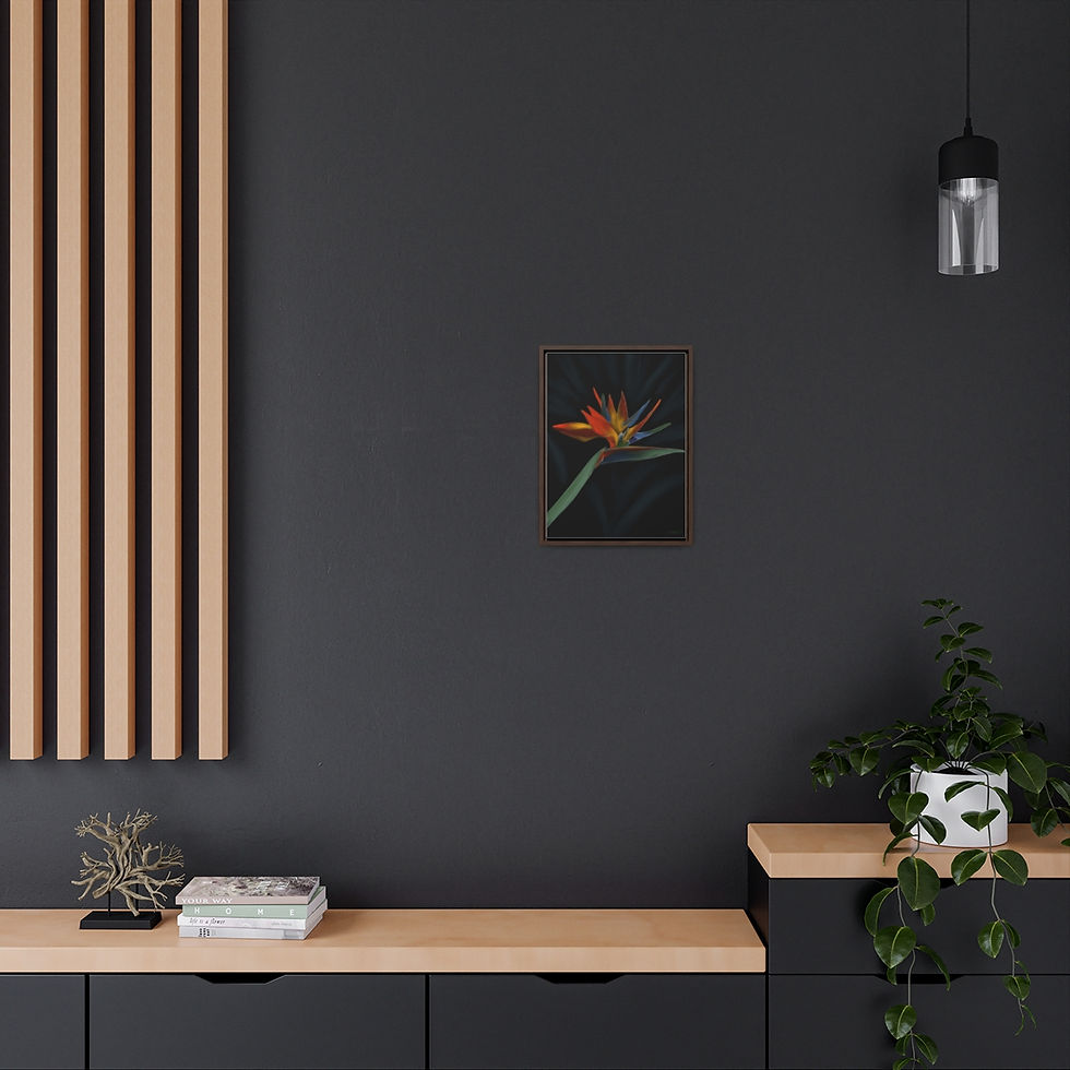 Thumbnail: Manu o Paradaiso Gallery Canvas Wraps, Vertical Frame
