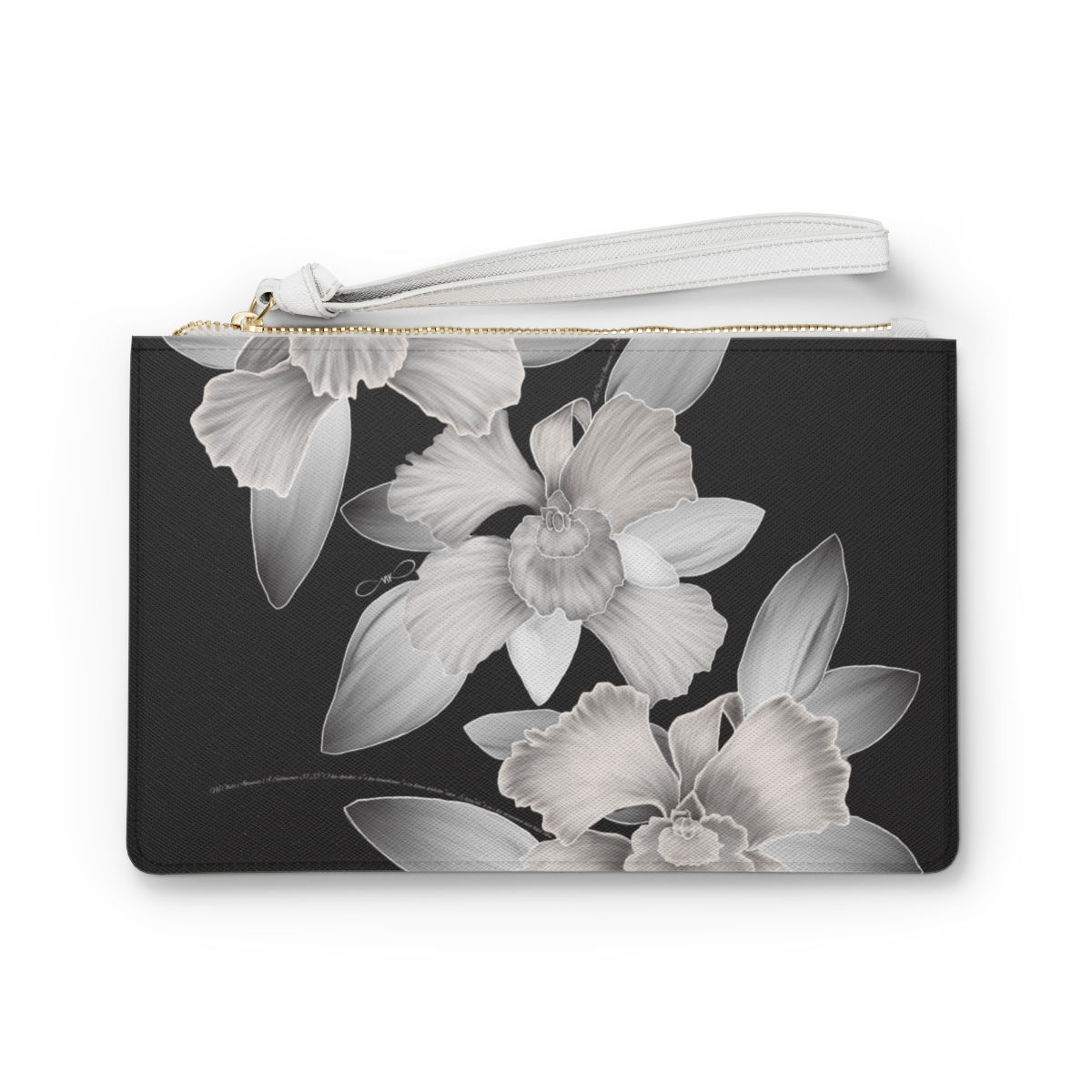 Black orchid Clutch Bag