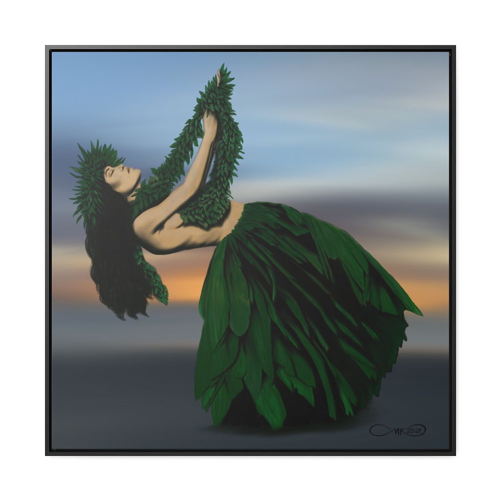 Thumbnail: Kuhi no ka Lima… - Gallery Canvas Wraps (Mid-grade frame)