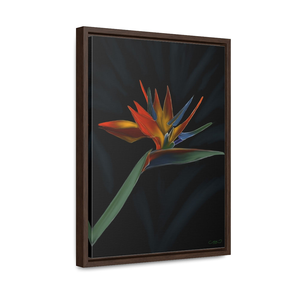 Thumbnail: Manu o Paradaiso Gallery Canvas Wraps, Vertical Frame