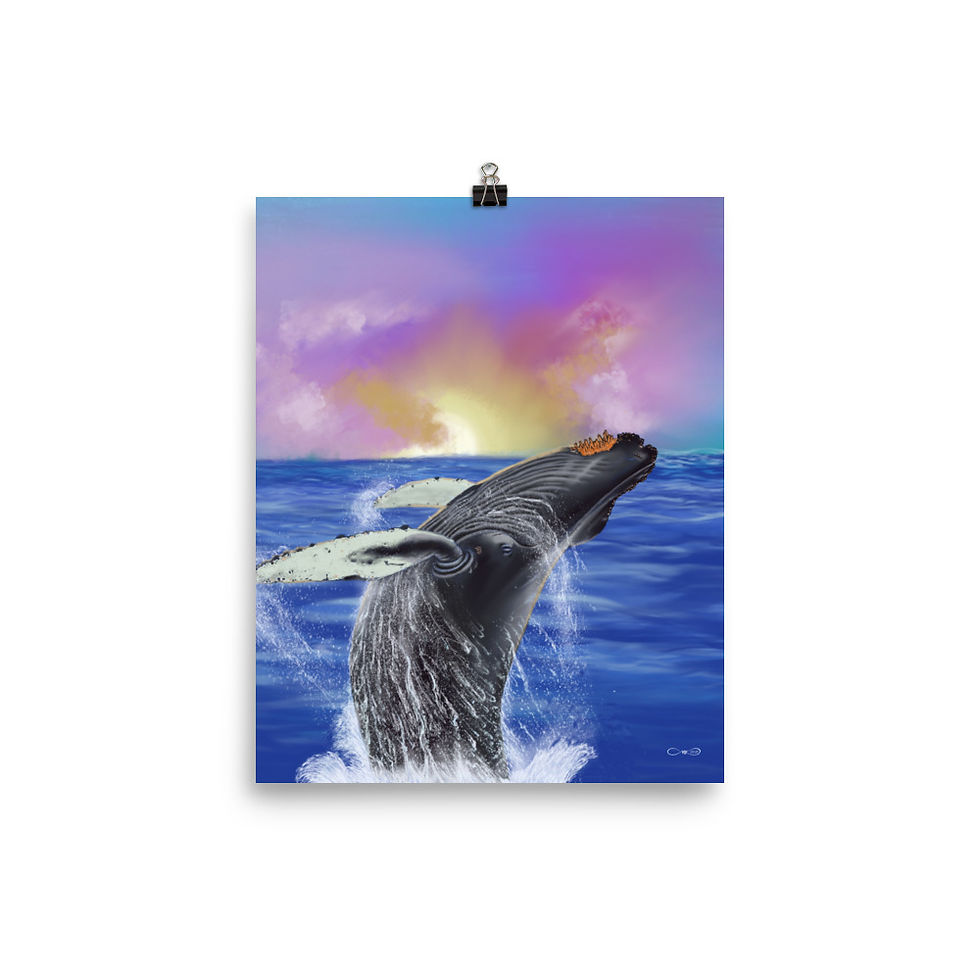 Thumbnail: Happy Humpback Day - Premium Matte Poster