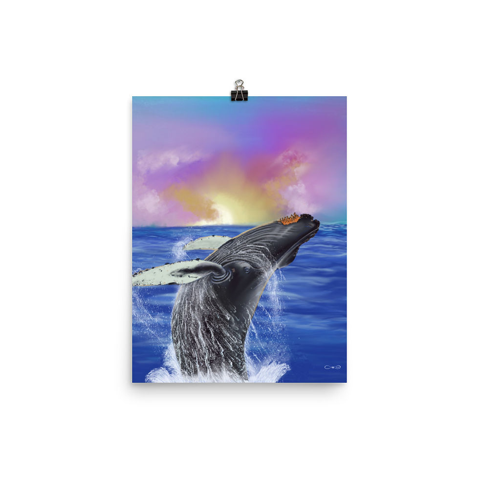 Thumbnail: Happy Humpback Day - Premium Matte Poster