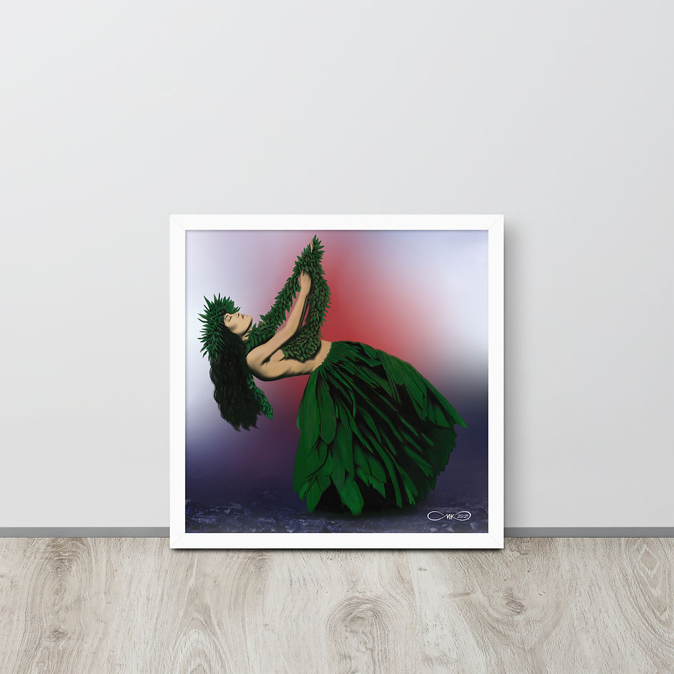 Thumbnail: Kuhi no ka Lima… Matte poster (Value Grade Frame)