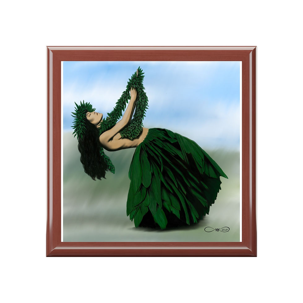 Thumbnail: Kuhi no ka Lima, hele no ka maka - Jewelry Box