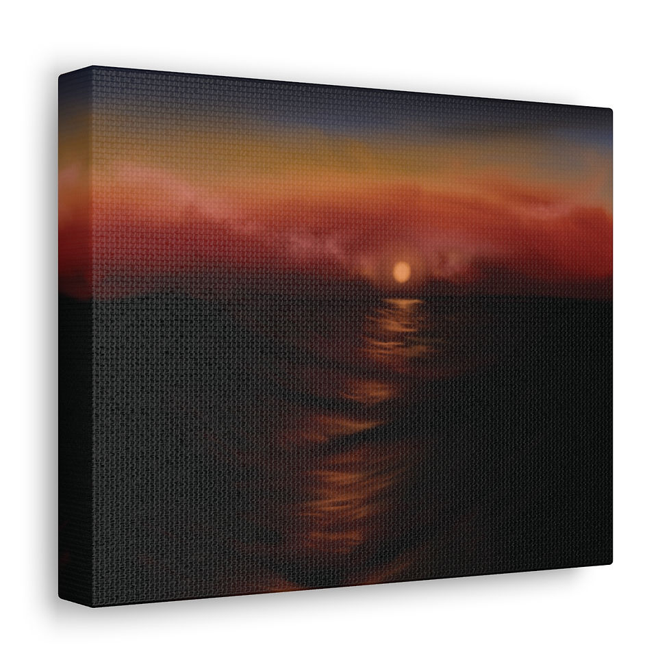 Thumbnail: “Dark Moonset” Canvas Wraps 