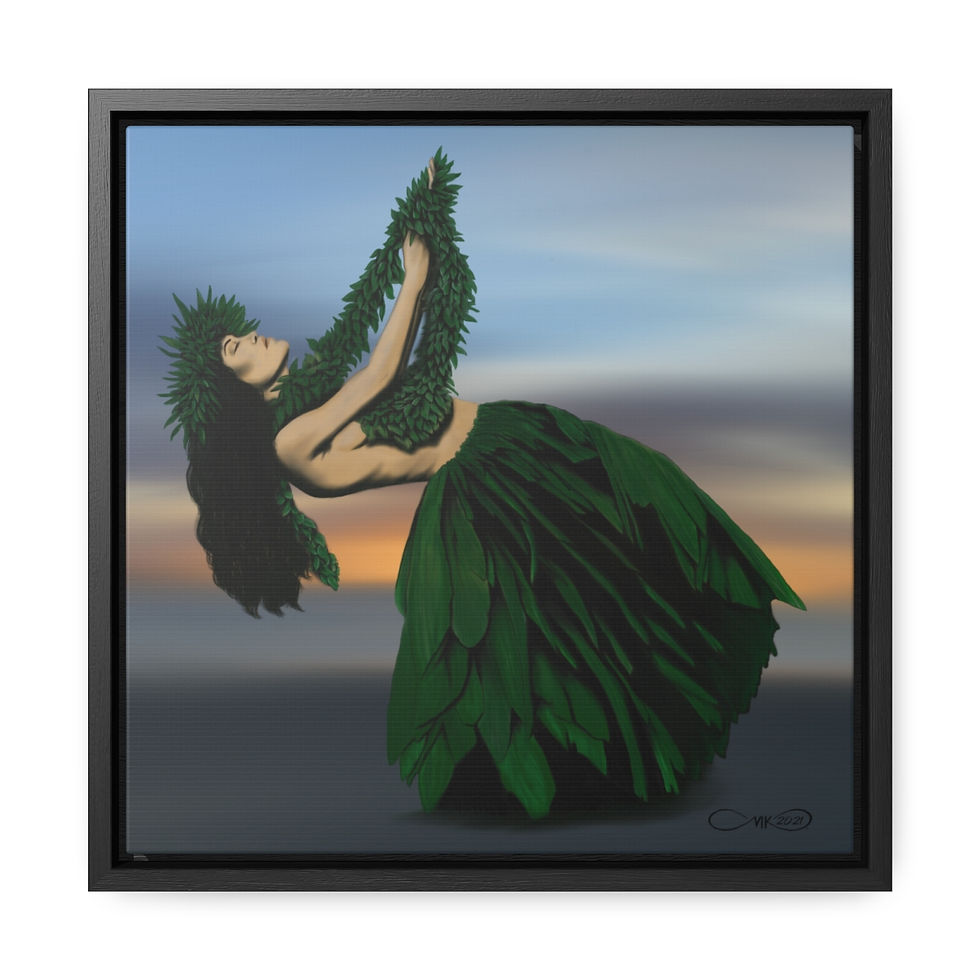 Thumbnail: Kuhi no ka Lima… - Gallery Canvas Wraps (Mid-grade frame)