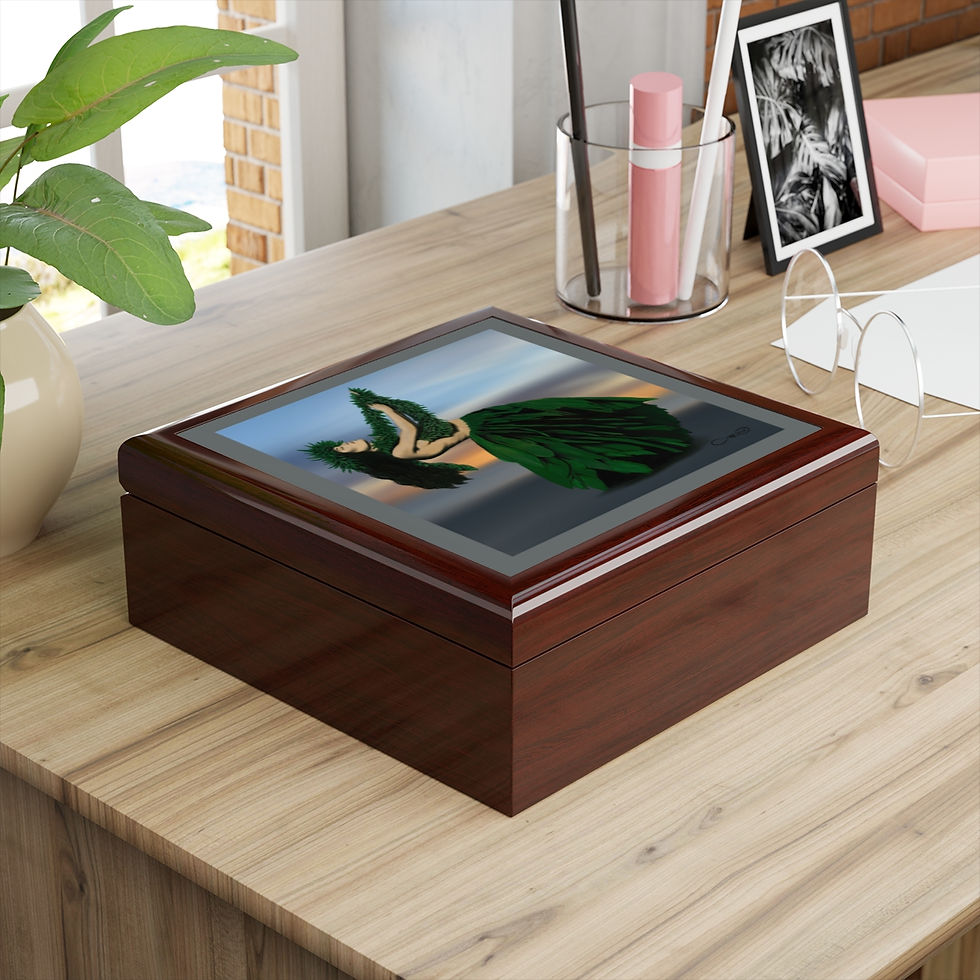 Thumbnail: Kuhi no ka Lima, hele no ka maka - Beach Jewelry Box