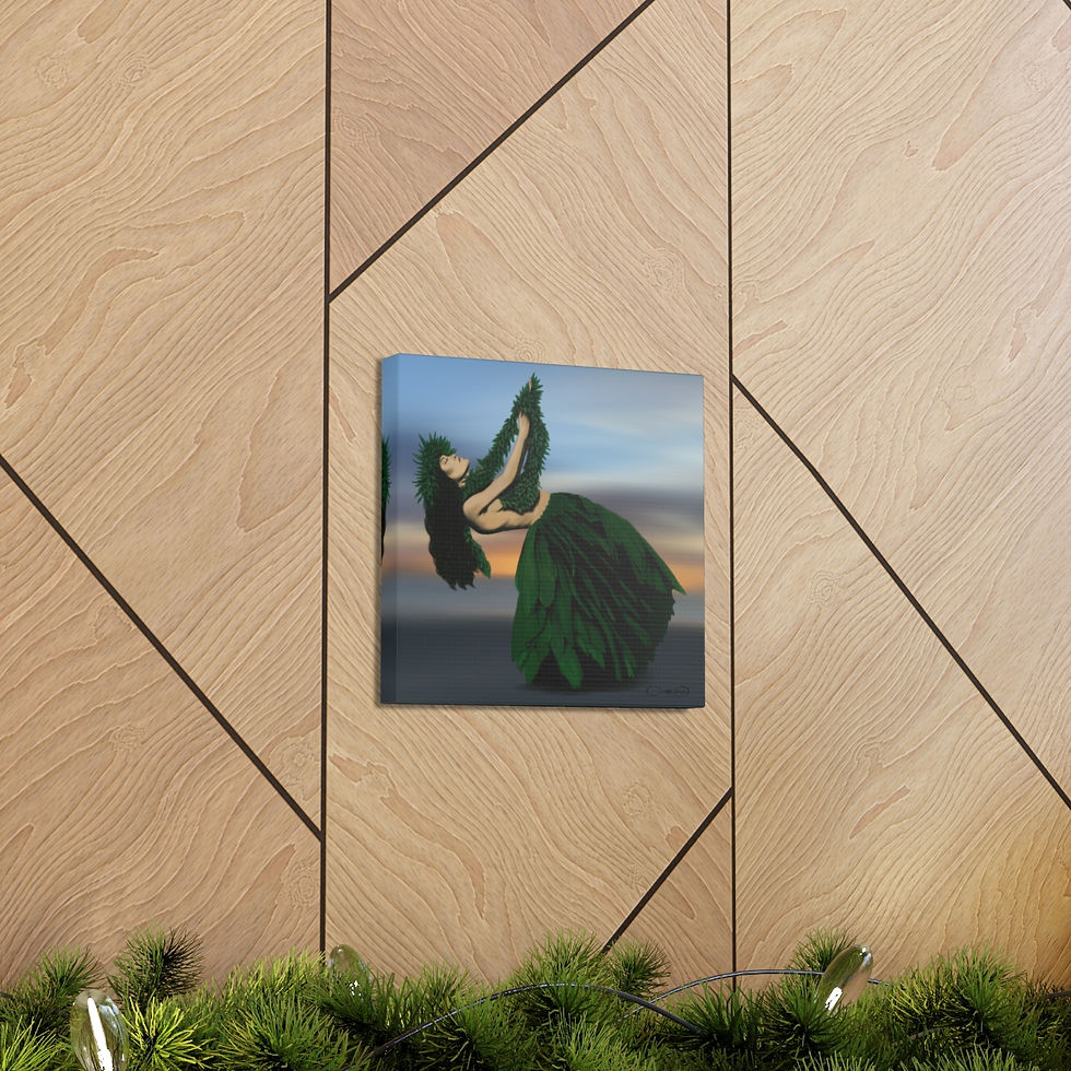 Thumbnail: Kuhi no ka Lima, hele no ka maka - Canvas Gallery Wraps
