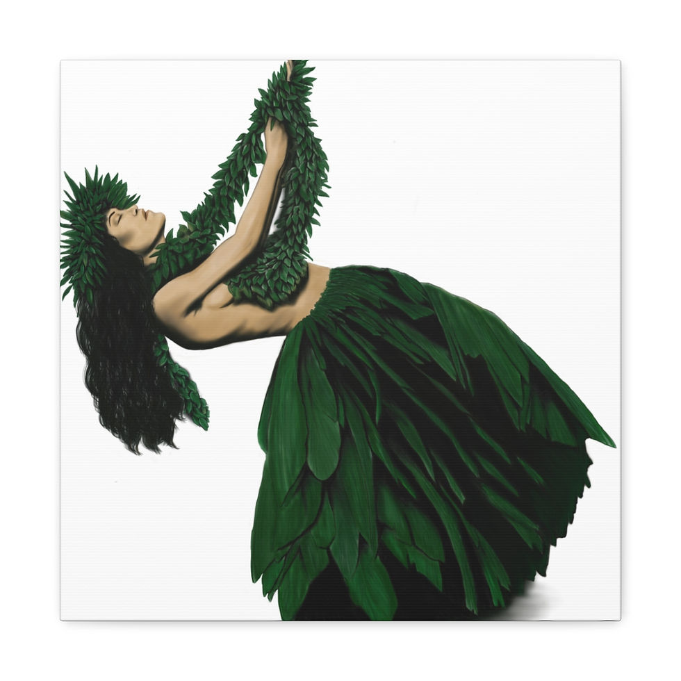 Thumbnail: Kuhi no ka Lima, hele no ka maka - Canvas Gallery Wraps