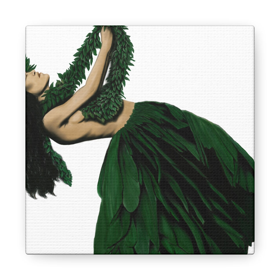 Thumbnail: Kuhi no ka Lima, hele no ka maka - Canvas Gallery Wraps