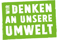 Wir denken an unsere Umwelt
