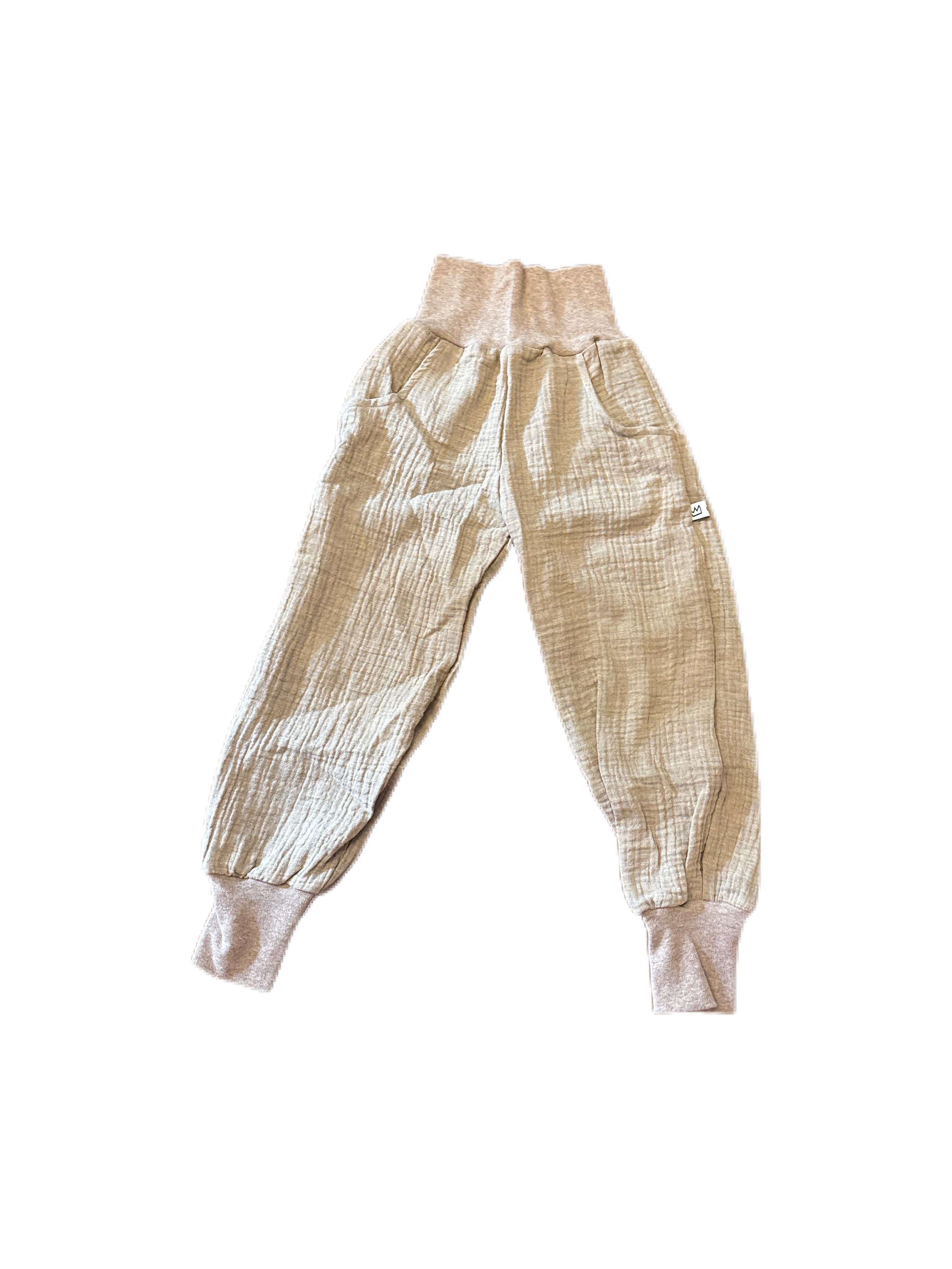 Musselin Hose beige