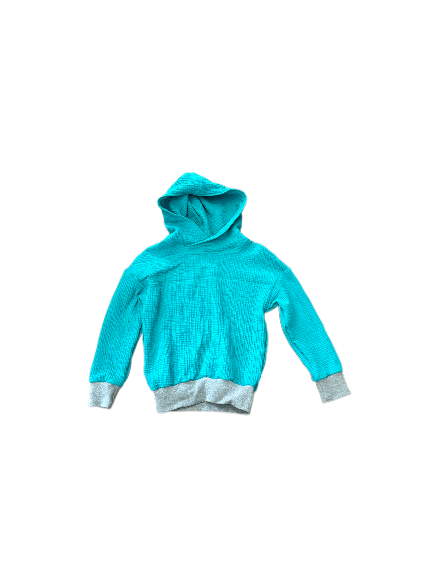 Musselin Hoodie petrol