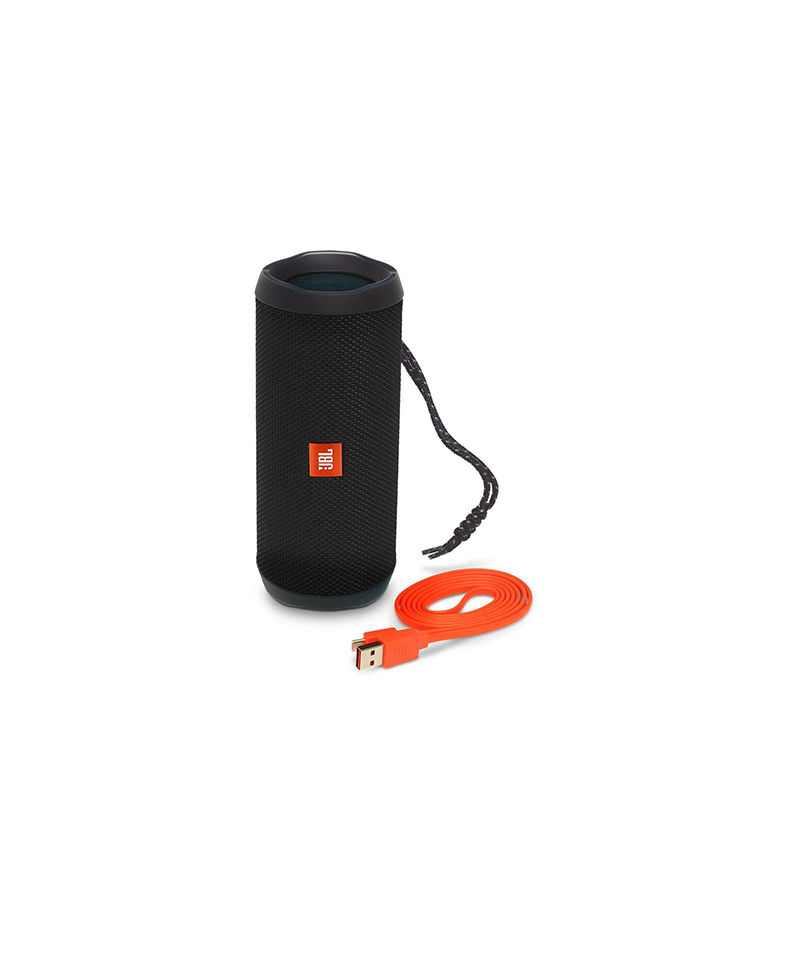 Thumbnail: JBL Flip 4 Portable Wireless Speaker with Powerful Bass & Mic (Black)