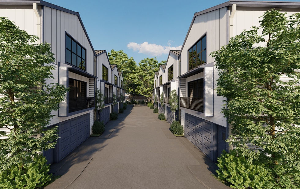 Renderings for townhouse