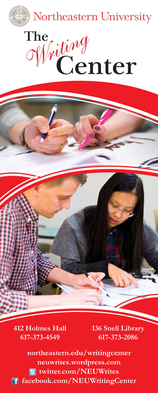 The Writing Center Display Banner
