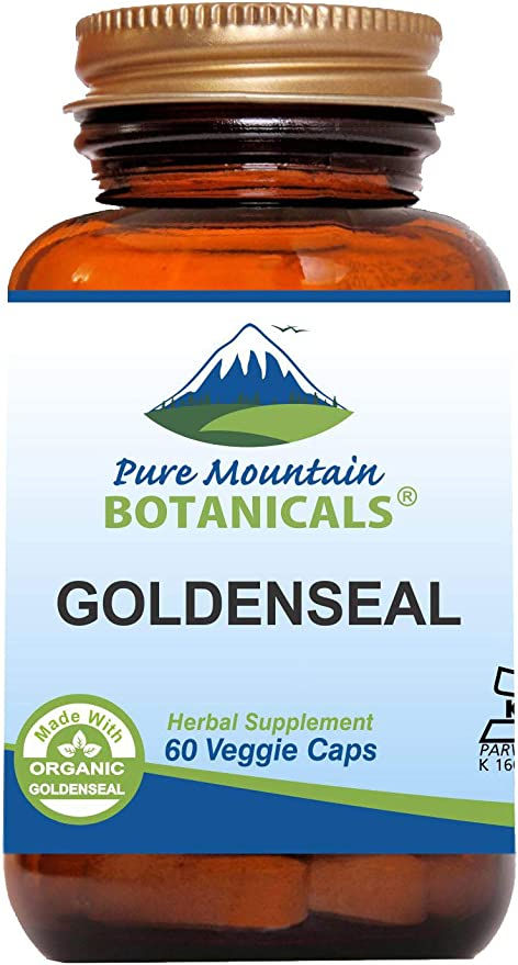 Pure Mountain Botanicals- Goldenseal Root 250 mg Capsules