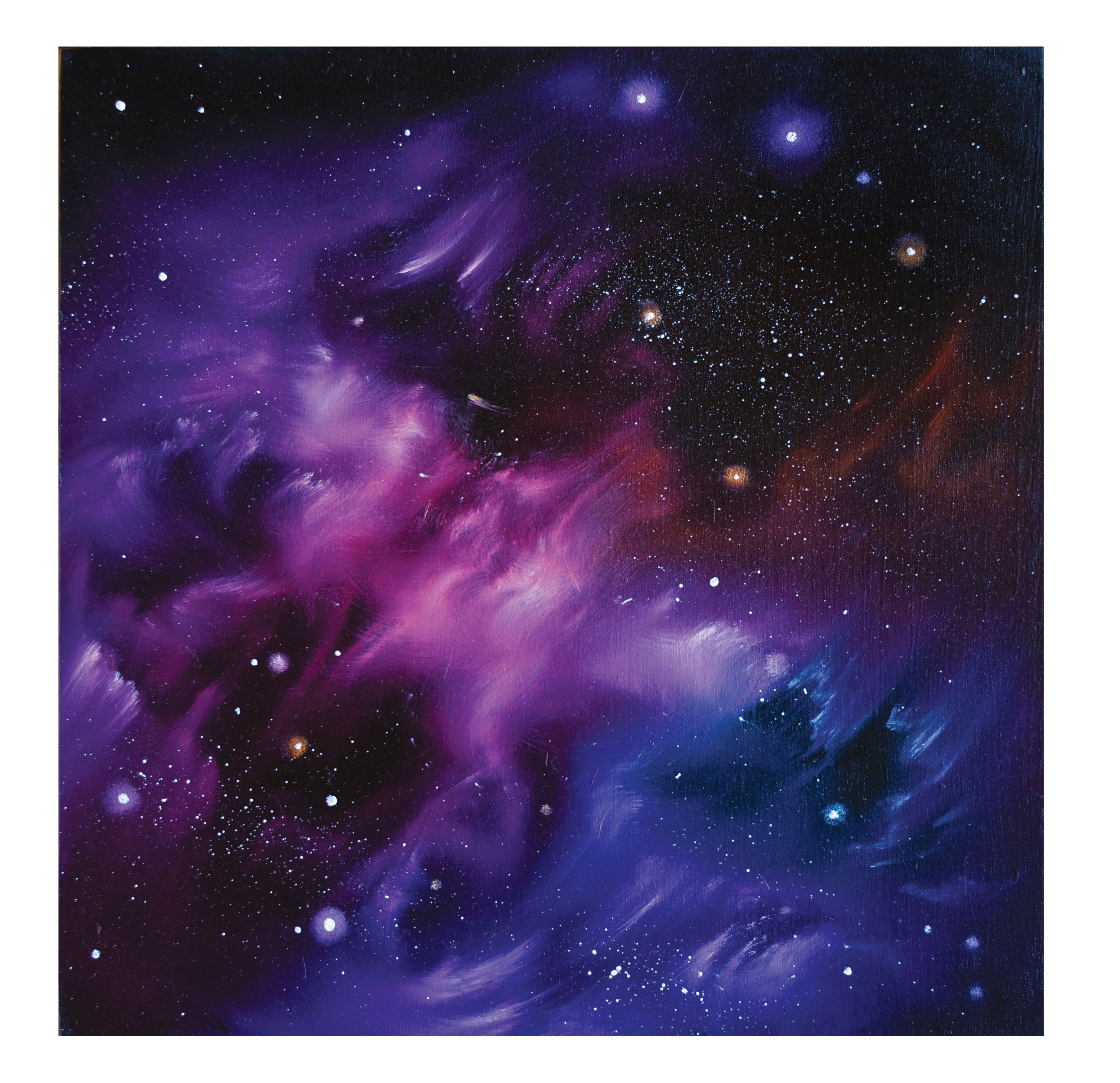Magenta Space Art Print