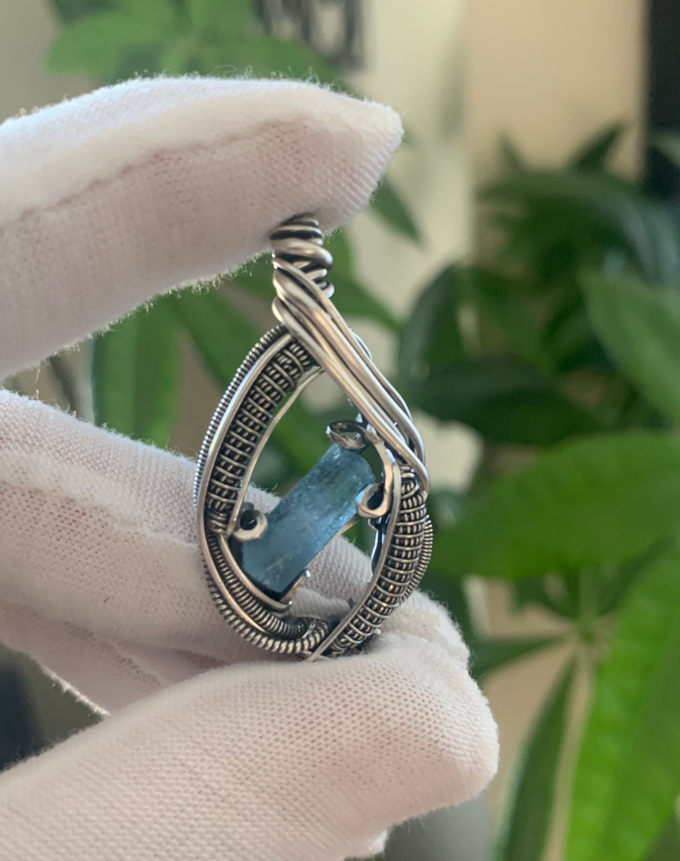 Aquamarine & Tanzanite Pendant