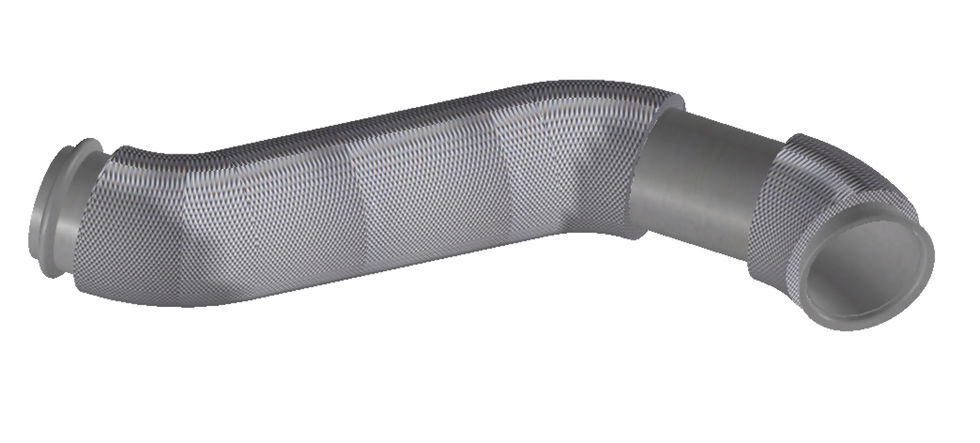 Exhaust Inlet Pipe - 3.5in (570-820-306) (170-821-215)