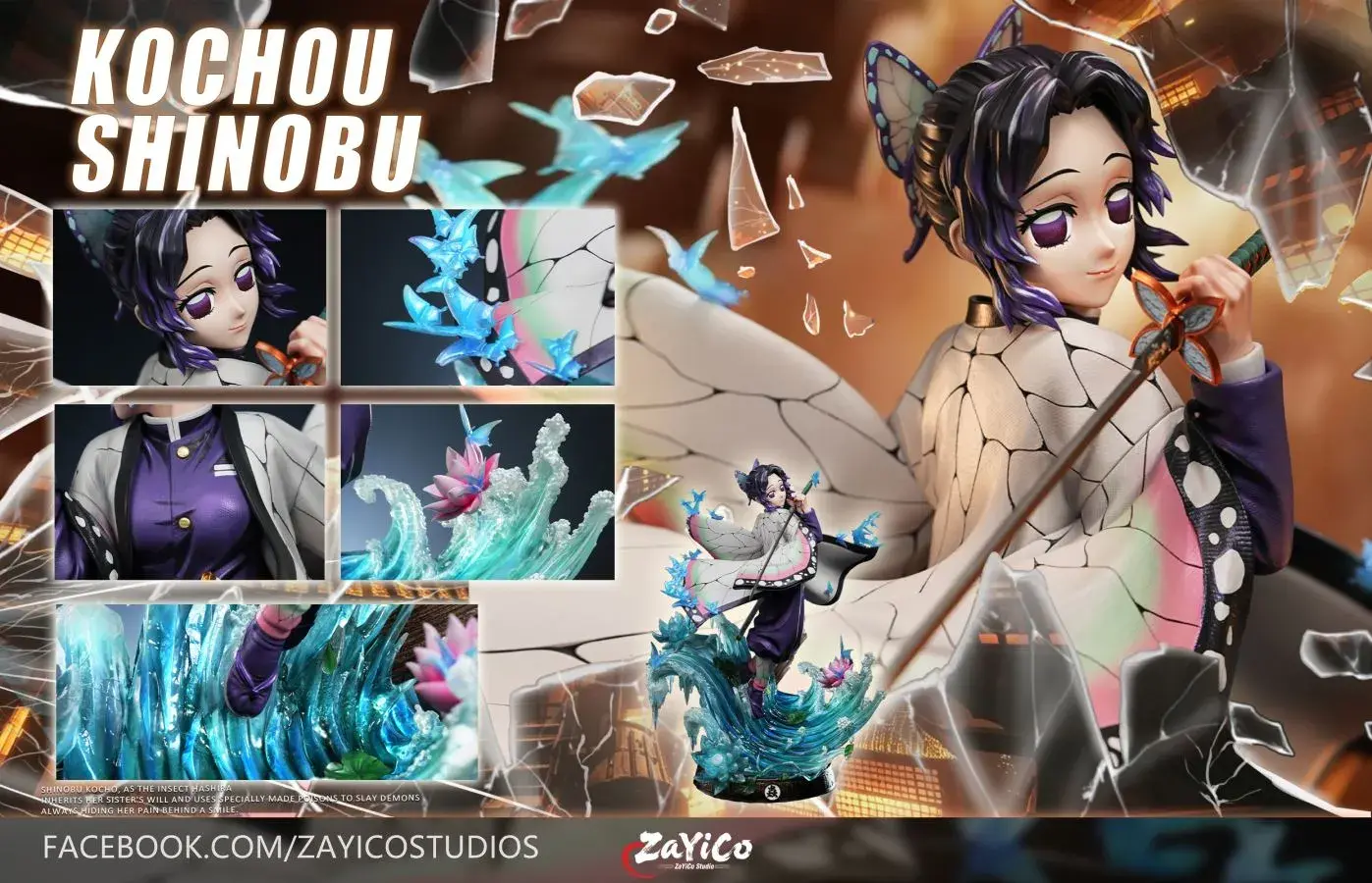Shinobu Kocho Demon Slayer 1/6 Resin Statue (Pre-Order) | Zayico Studio