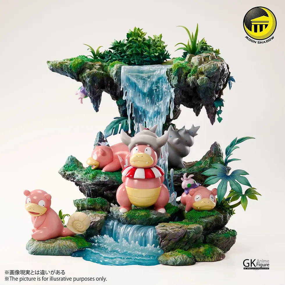 Thumbnail: Slowpoke Family Ecological Diorama (Pokemon)