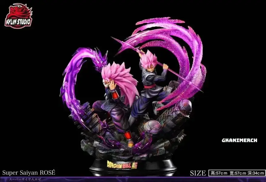 Kylin - Super Saiyan 3 Goku Black Rose / Peach Goku 1/6 LED (Dragon Ball) GK