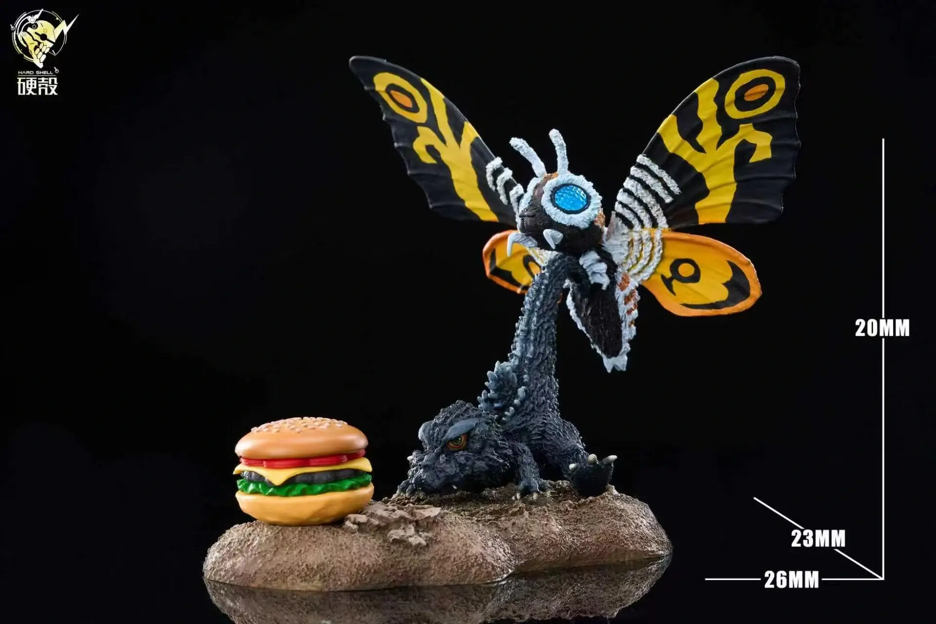 【PRE-ORDER】Hard Shell Studio - Godzilla and Mothra Happy Meal (Godzilla) GK
