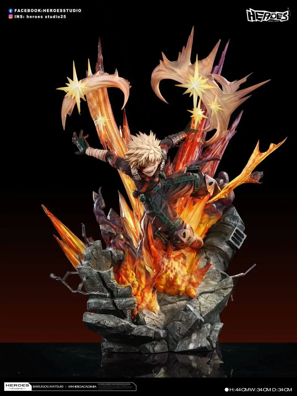 Thumbnail: 【PRE-ORDER】Heroes Studio - Katsuki Bakugo Explosion 1/6 (My Hero Academia) GK