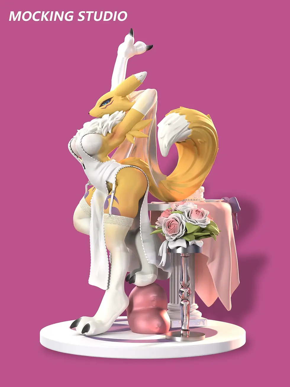 Thumbnail: 【PRE-ORDER】 Zhu Yi Wan Jia Studio - Wedding Dress Renamon - Digimon