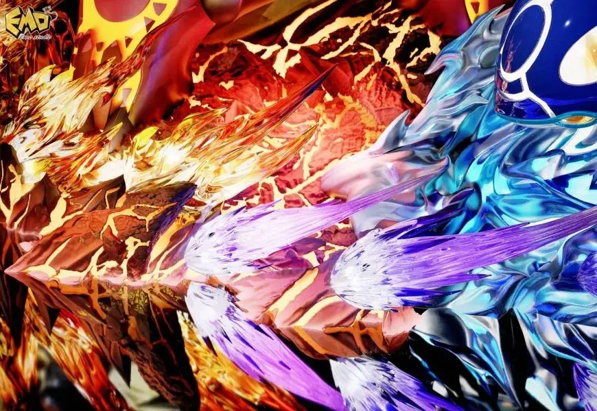 Thumbnail: 【PRE-ORDER】Emo Studio - Mega Rayquaza Primal Kyogre Groudon LED (Pokémon) GK