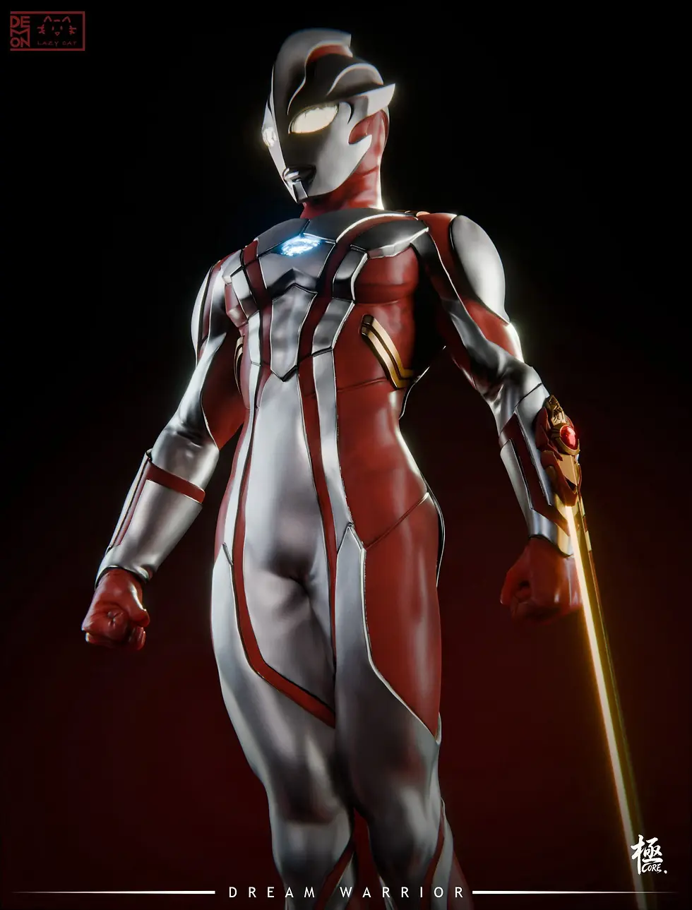 Thumbnail: 【PRE-ORDER】CORE Studio - Ultraman Mobius Colour & White Model (Ultraman) GK