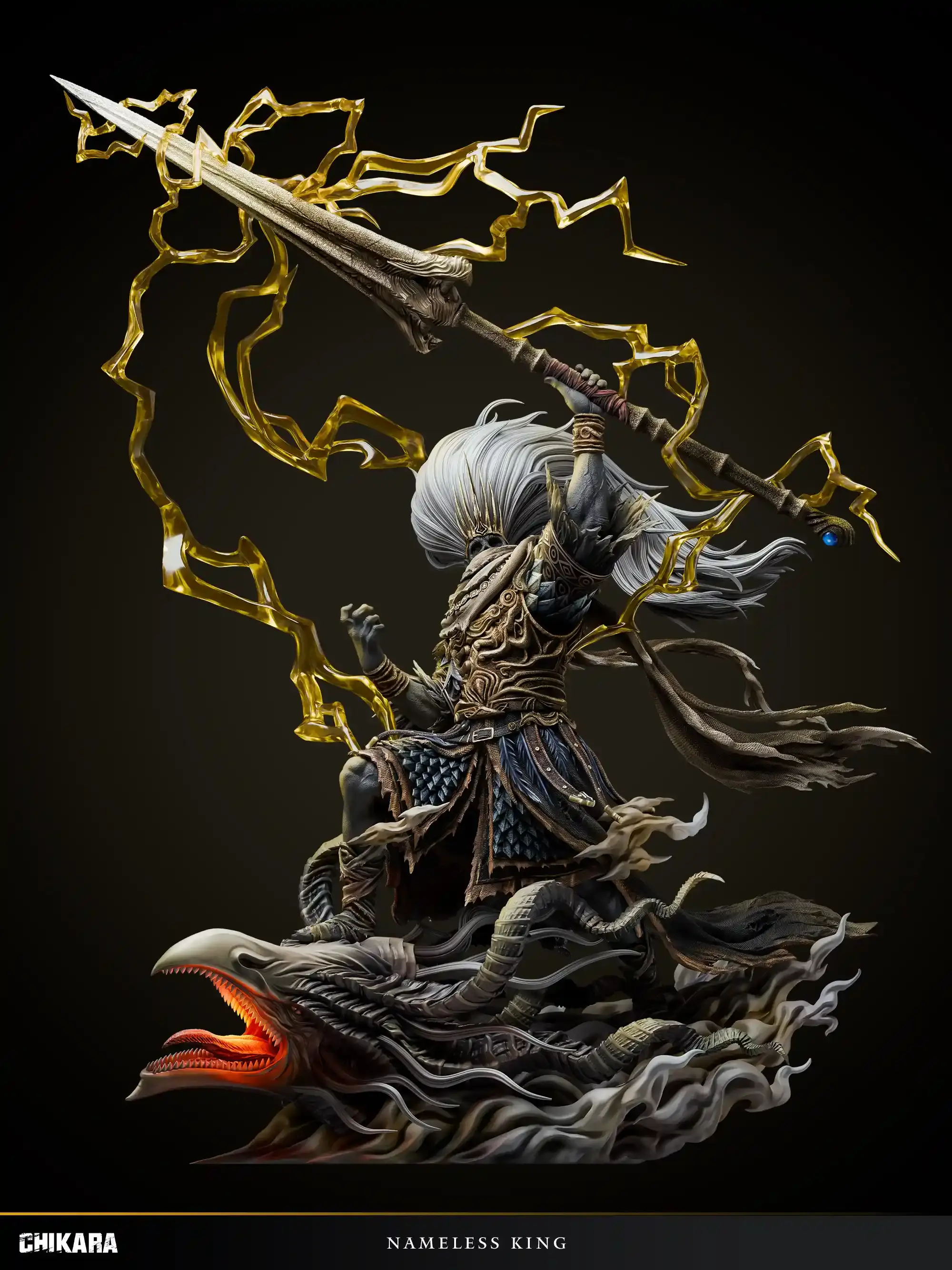 CHIKARA Studio - Nameless King 1:4 LED Dragon (Dark Souls III) GK