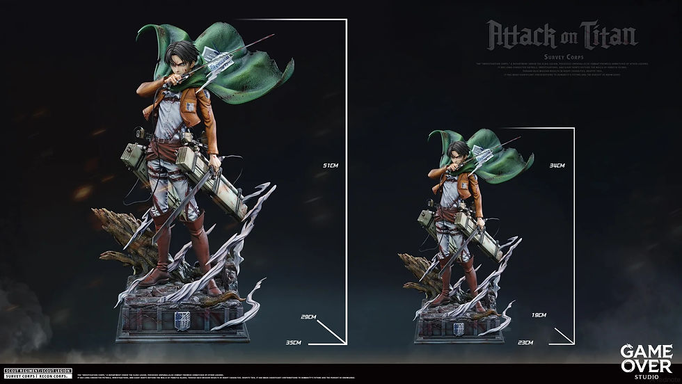 Thumbnail: 【PRE-ORDER】Game Over Studio - Levi Ackerman GK Figure Worldwide