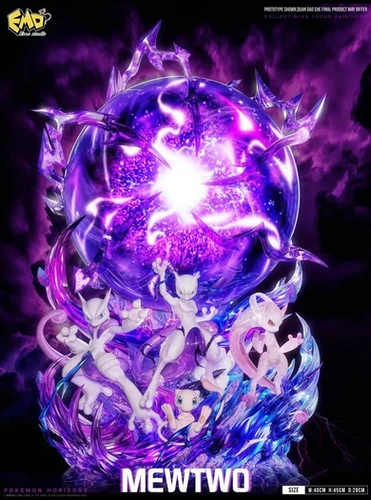 PRE-ORDER】 EMO Studio - Pokémon Mewtwo (Evolution Statue 002