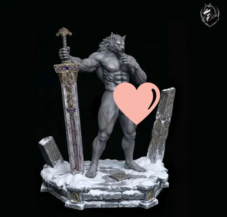 Thumbnail: Xing Shou Yu Jing Studio - 1/5 Scale Blaidd the Half-Wolf