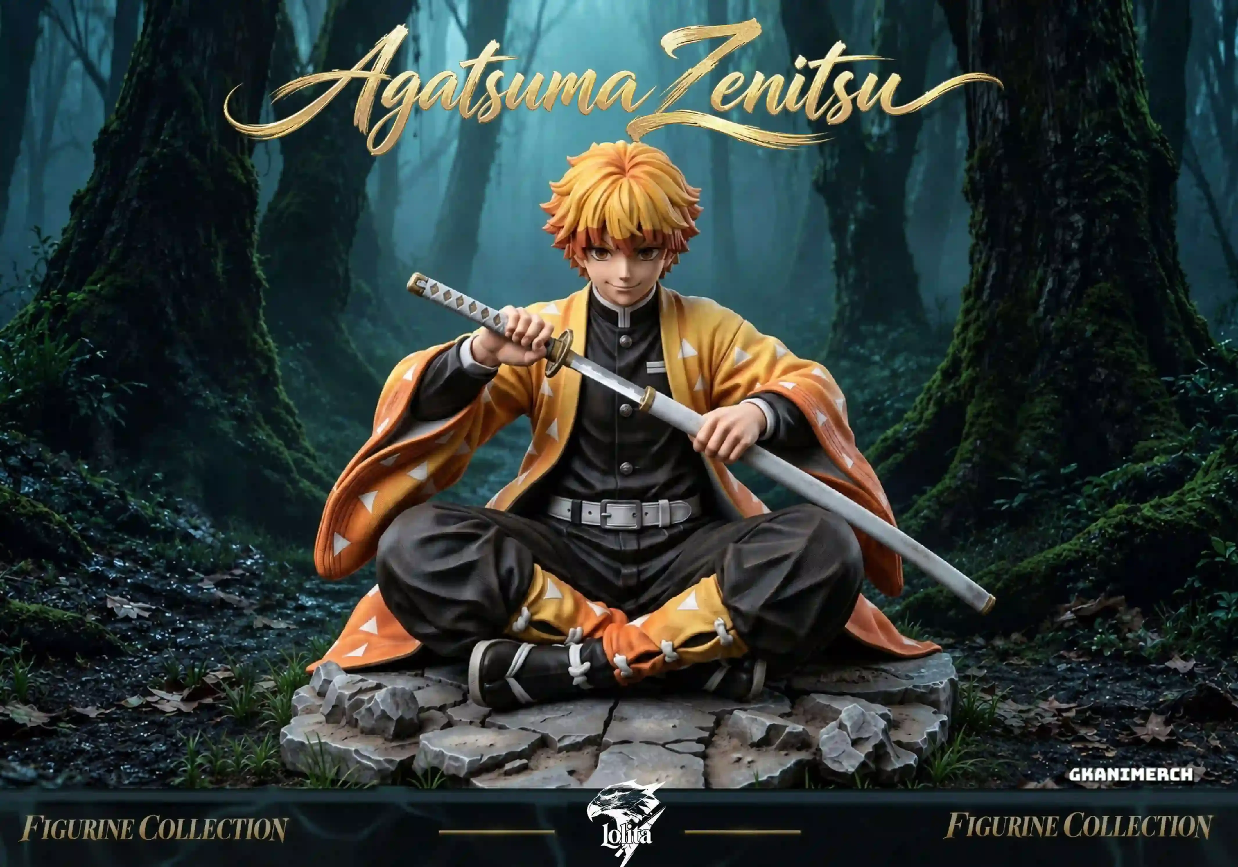 Lolita Studio - Agatsuma Zenitsu Seated Ver. 1/6 (Demon Slayer)