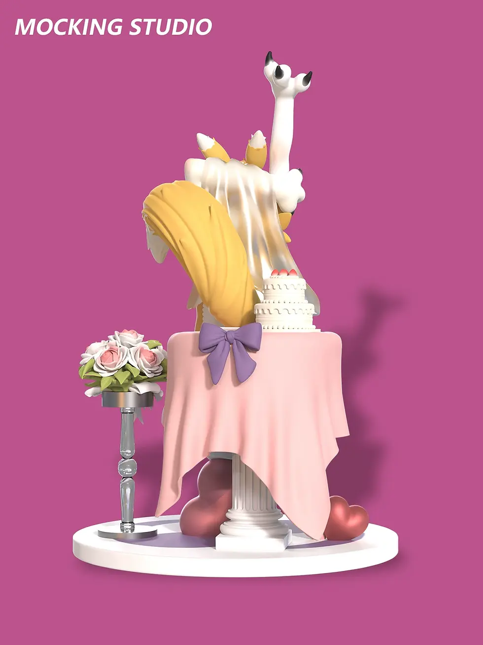 Thumbnail: 【PRE-ORDER】 Zhu Yi Wan Jia Studio - Wedding Dress Renamon - Digimon