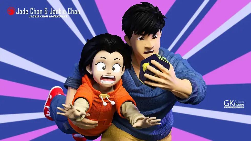 Thumbnail: 【PRE-ORDER】ShengZhu Studio - Uncle & Jade (Jackie Chan Adventures) GK