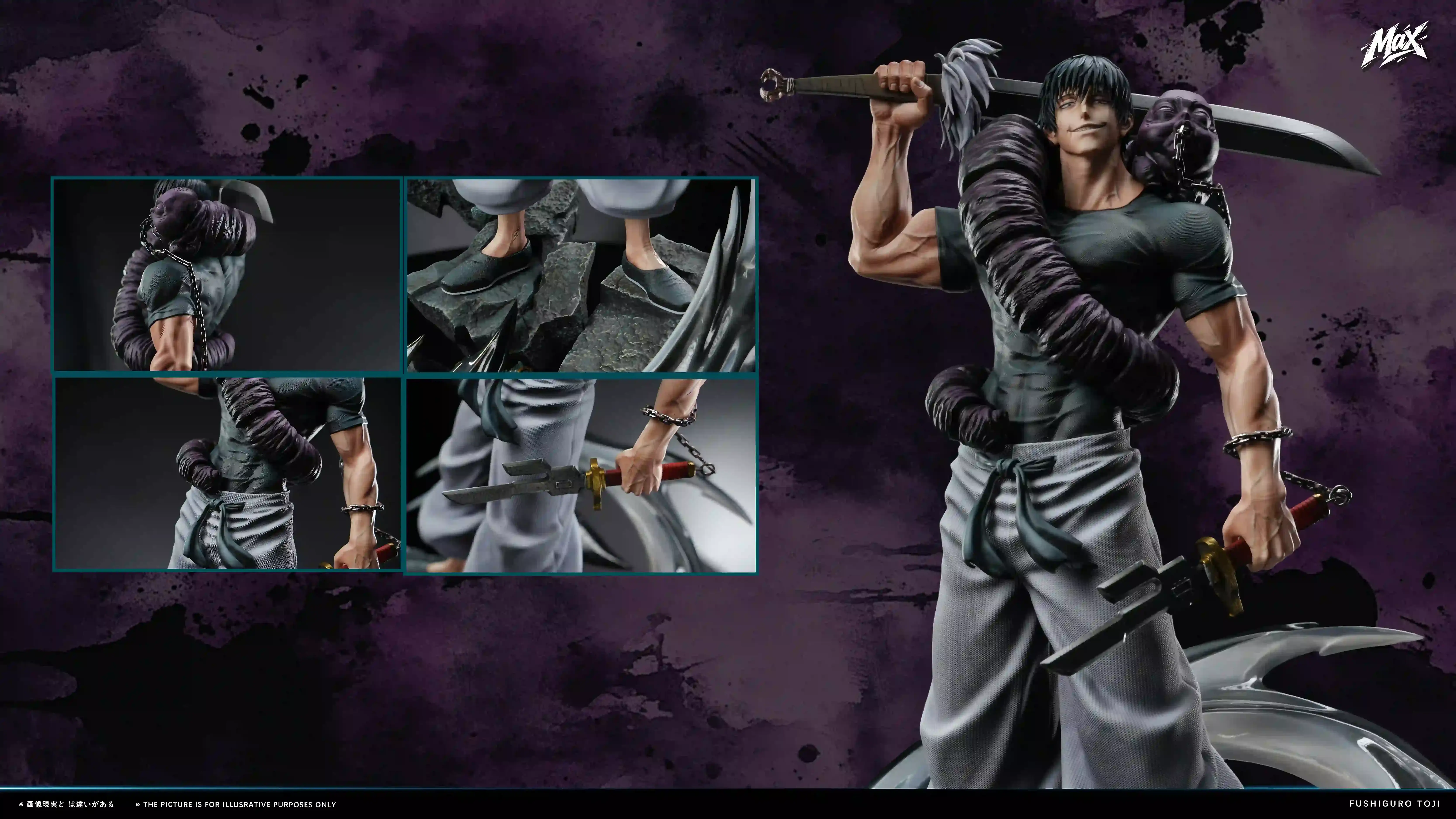 【PRE-ORDER】MAX Studio - Toji High & Low Config 1/6 (Jujutsu Kaisen) GK