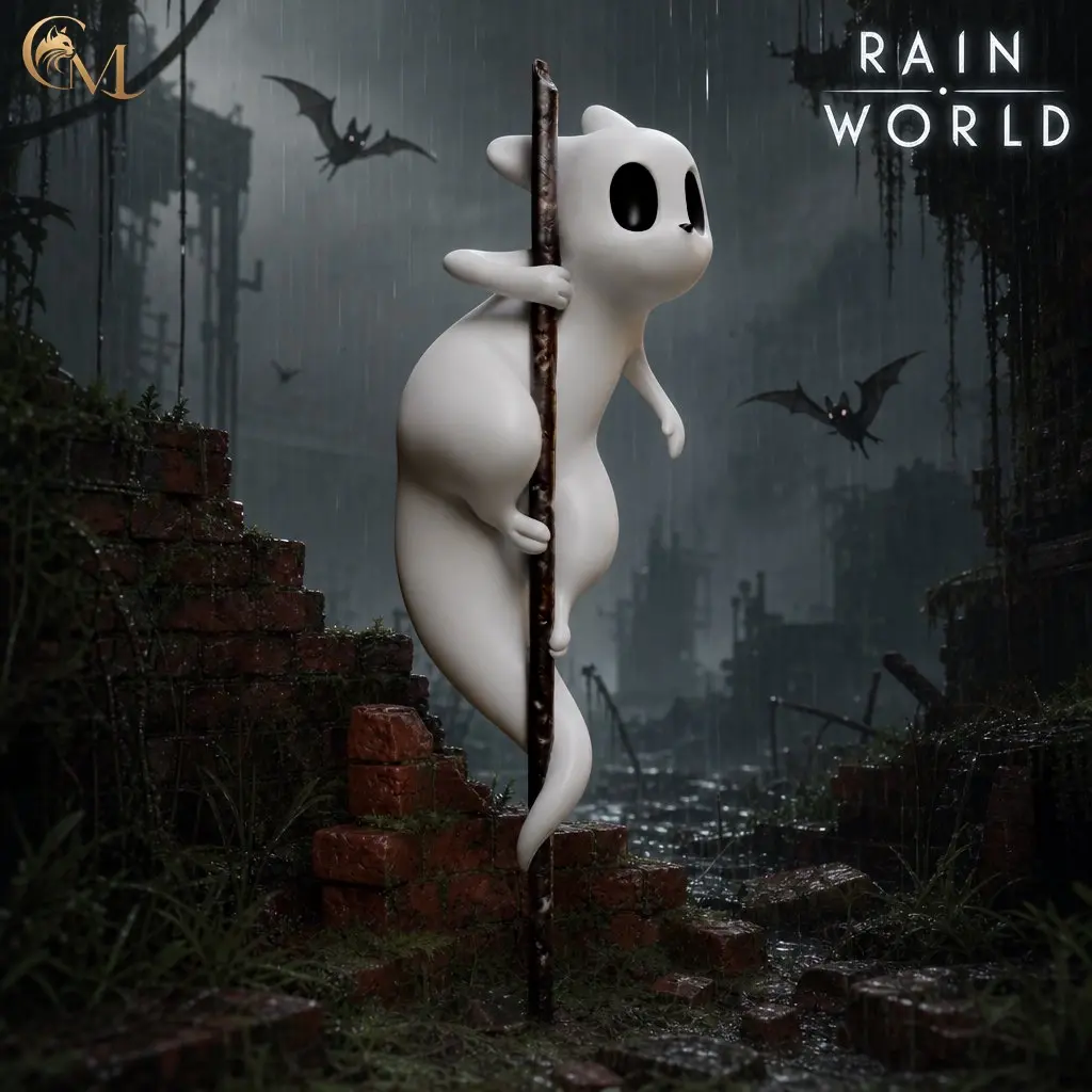 【PRE-ORDER】CM Studio - Slugcat Figurine (Rain World) GK
