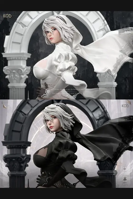 PRE-ORDER】KOD Studio - 1/4 2B Platinum Bridal Series (NieR PRE-ORDER】KOD Studio - 1/4 2B Platinum Bridal Series (NieR