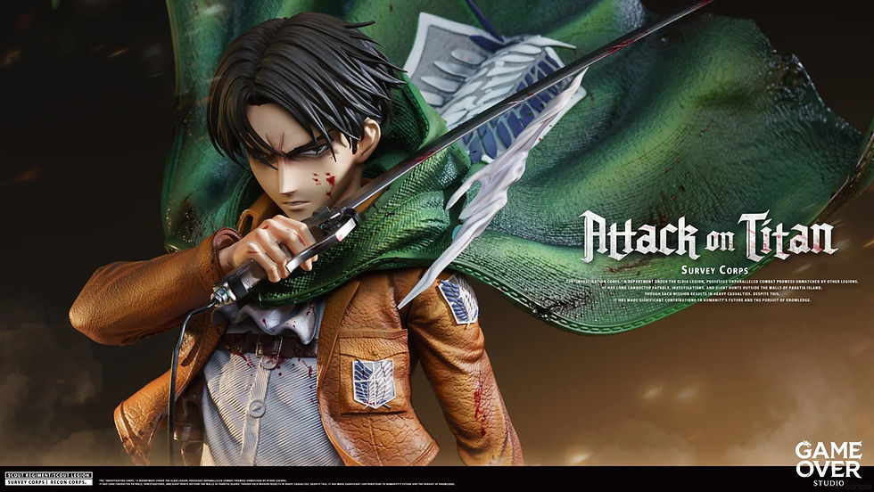 Thumbnail: 【PRE-ORDER】Game Over Studio - Levi Ackerman GK Figure Worldwide