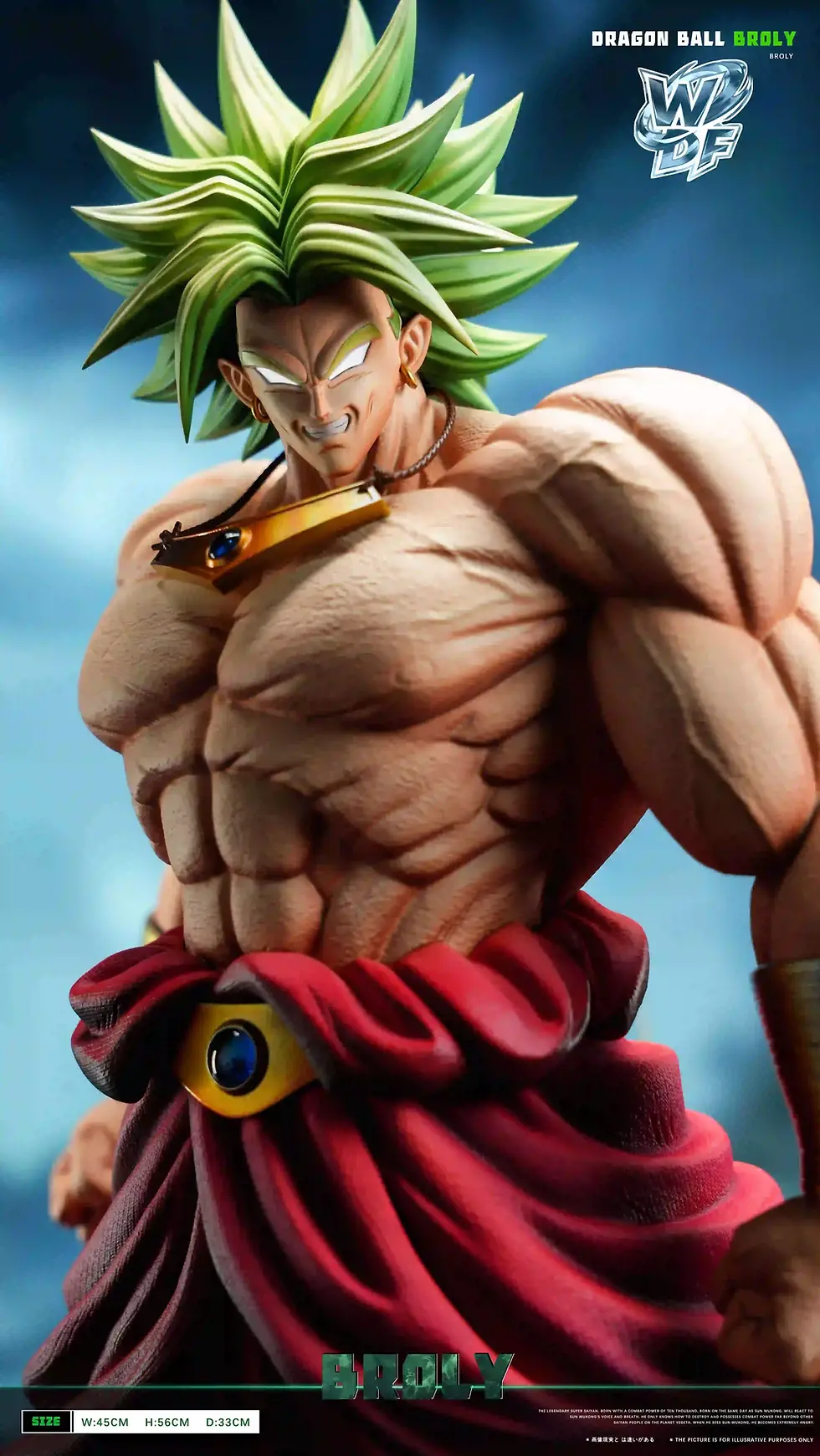 Thumbnail: WDF Studio - Super Saiyan Broly LED Scene 1/6 (Dragon Ball Z) GK